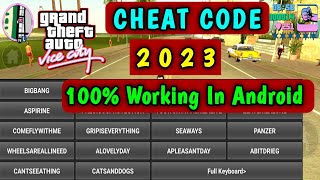 GTA Vice City Cheat Code Android ( New 2023 ) | How to use cheat codes in gta vice city Android