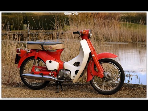 1967 HONDA C50 SUPER CUB START UP & WALK AROUND with just 5,700 miles and 53 years of patina!
