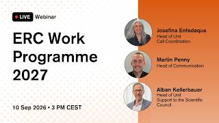 Webinar on ERC Work Programme 2027