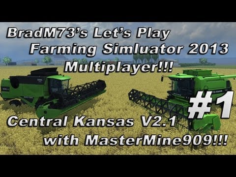 Lets Play Farming Simulator 2013 - Multiplayer!!! Ep 1 - With MasterMine909
