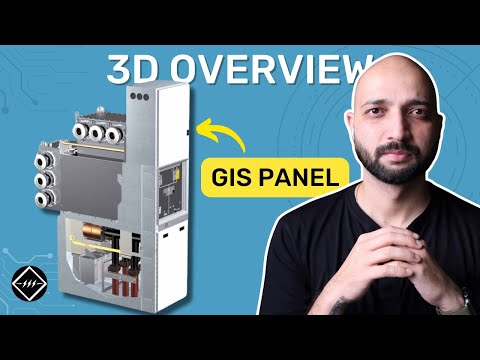 3D overview of Medium Voltage Switchgear GIS Panel | TheElectricalGuy