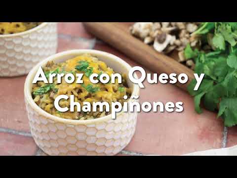 Arroz con Queso y Champiñones