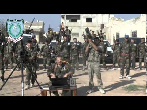 بيان إعادة هيكلة لواء الحق وتغيير اسمه للواء درع الحق التابع لهيئة دروع الثورة في ريف حمص الشمالي