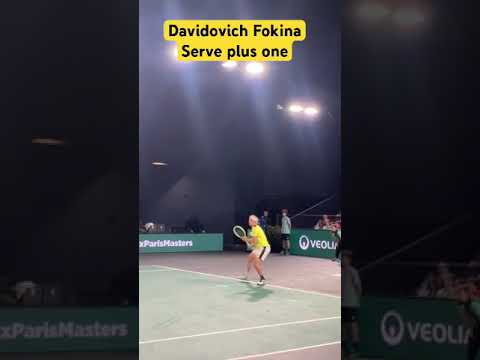 Alejandro Davidovich Fokina saca mais um #shorts #parismasters #parisbercy #tennis2023 #tennis