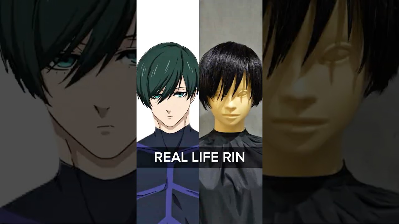 REAL Itoshi Rin Hair Recreation ASMR ⚽️💎 No Music | ブルーロック「糸師凛」の質感を完全再現