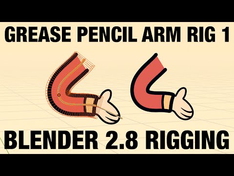 Grease Pencil Arm Rig 1 | Blender Grease Pencil Rigging
