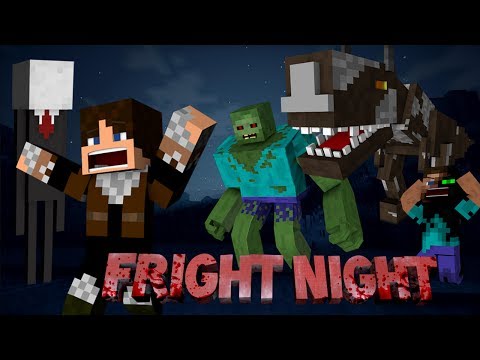 Minecraft: Fright Night - ALONE IN THE DARK! (Horror Mod Pack)