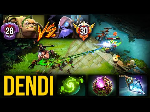 DENDI BOSS Pudge Vs Grandmaster Tinker Mid | 7.32c Refresher Orb, Octarine Core & Spell Prism Build