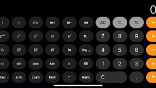 How to use your iPhone for Trigonometry calculations