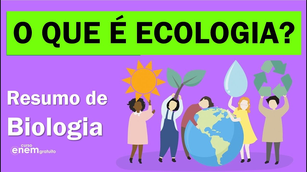 O QUE É ECOLOGIA | Resumo de Biologia para o Enem & Encceja. Profe Juliana Evelyn Santos