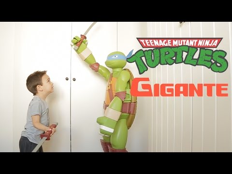 🐢 TORTUGA NINJA GIGANTE 2025 | JUGUETE VIRAL Leonardo | UNBOXING ÉPICO Niños