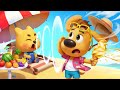 Rest After Eating Food Safety And Habits For Kids Educational Cartoon Sheriff Labrador