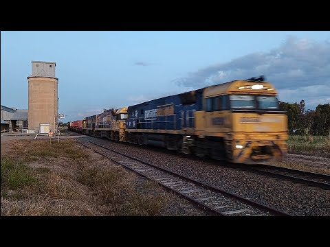NR91, NR72 and NR5 on diverted 4NM3 through Shepherds siding 09/11/22