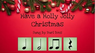 Holly Jolly Christmas Rhythm Play Along