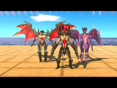 Evolution Kozarog The Demon Vs All Unit in Animal Battle Revolt Simulator!!