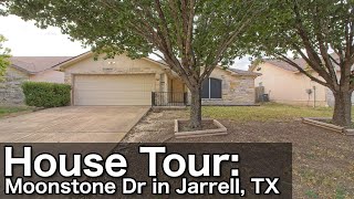 MLS House Tour: 312 Moonstone Dr in Jarrell, TX - Charming Single Story Home In Sonterra West