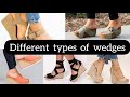 Different types of wedges with names||Wedges||Girly things