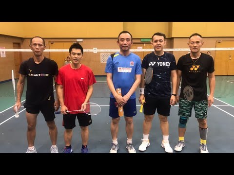 Badminton Men's Double Otai-Otai Exhibition Match - Desmond / Sean Vs Sim Han Siang / Albert Cheng