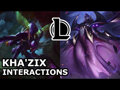 Kha'Zix Interactions with Other Champions | BEL'VETH LIKES HIS HUNGER | League of Legends Quotes