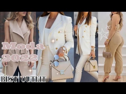 MODA 2022 MUJER ✔️ OUTFITS QUE APORTAN ELEGANCIA COLORES DE MODA 2022 LOOKS EN TENDENCIAS 2022
