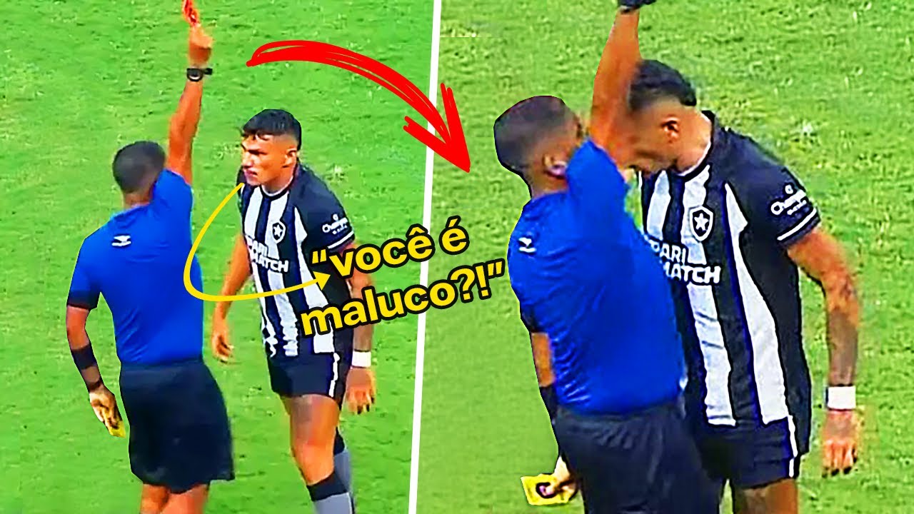 QUANDO O JOGADOR PERDE A PACIÊNCIA COM O JUIZ