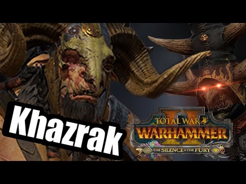 Khazrak watches the Beastmen DLC Trailer