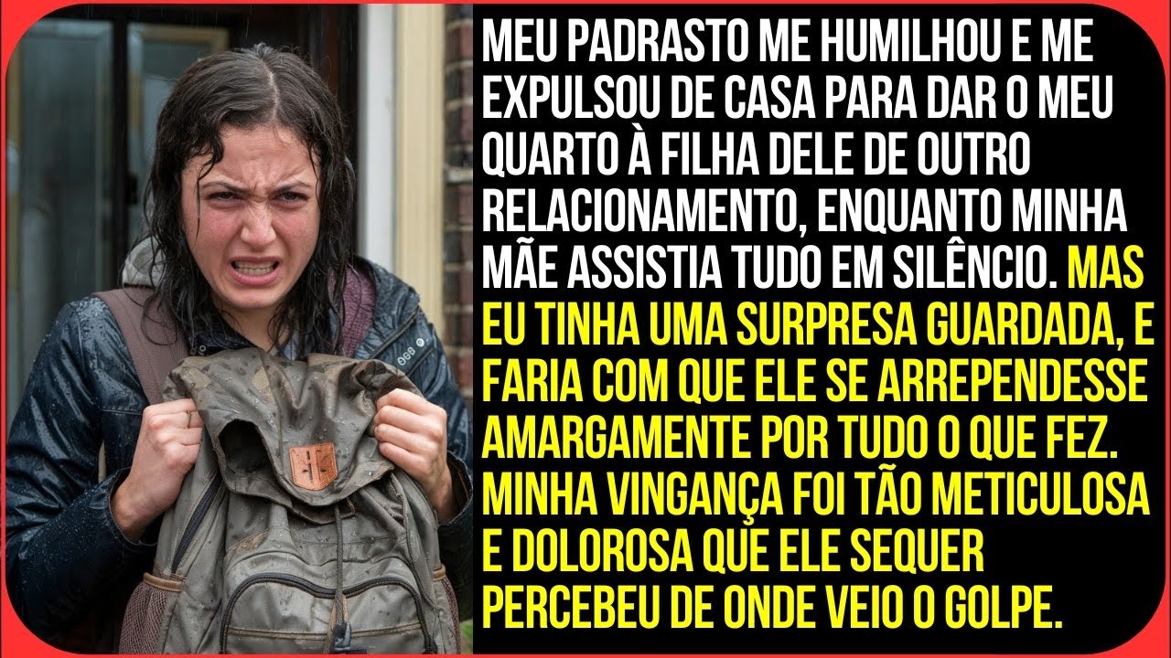 Meu padrasto me humilhou e me expulsou de casa para dar o meu quarto à filha dele...
