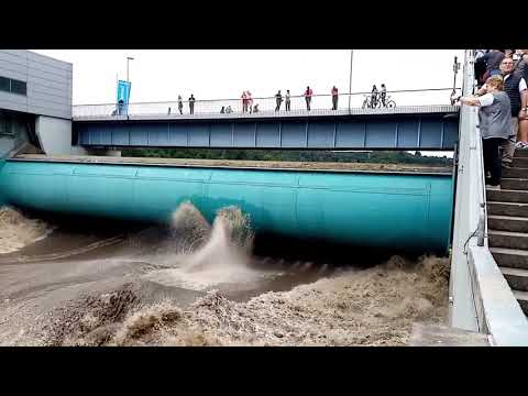Überschwemmung Baldeneysee, Ruhr 15.07.2021