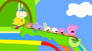 The GIANT Water Slide! 🛝 Peppa Pig Full Episodes | Kids Videos