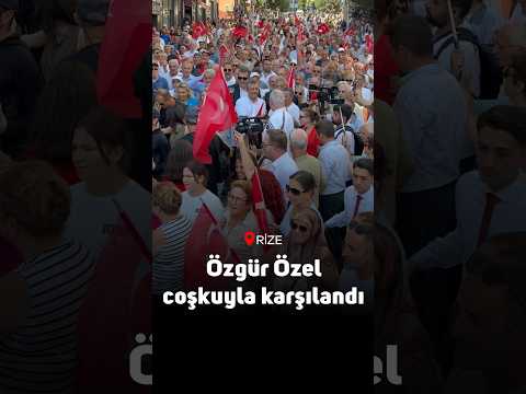 Özgür Özel'in Karadeniz'deki ikinci durağı Rize