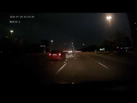 BAD TORONTO DRIVERS: 404 LANE CHANGE