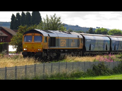 *AWESOME Driver* GBRf Class 66 No. 66777 on 6E09 Liverpool Biomass Tml - Drax Aes on 05.08.19 - HD
