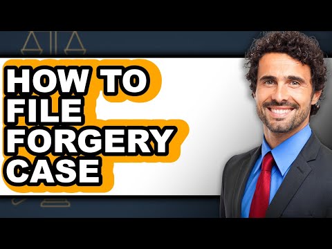 How to File Forgery Case (Only Way)