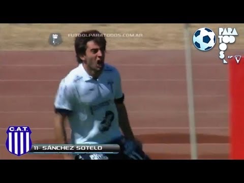Gol de Sánchez Sotelo. Talleres 1 Sportivo Belgrano 0. Fecha 6. Torneo Primera B Nacional.FPT