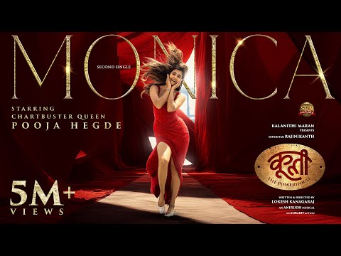 Monica -Hindi Song | Coolie The Powerhouse | Rajinikanth| Sun Pictures| Lokesh| Anirudh| Pooja Hegde