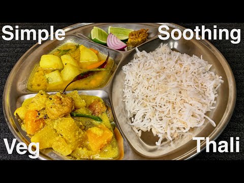 Summer Special Pure Veg Bengali Thali | No Onion No Garlic Recipe | How To Make Simple Lunch Thali