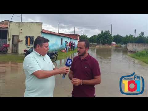 Em Palhano CE, 900 pessoas atingidas pelas fortes chuvas, prefeito Fala sobre situação do município.