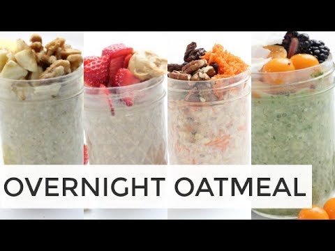 How To Make Overnight Oatmeal | 4 MORE Easy Healthy Recipes