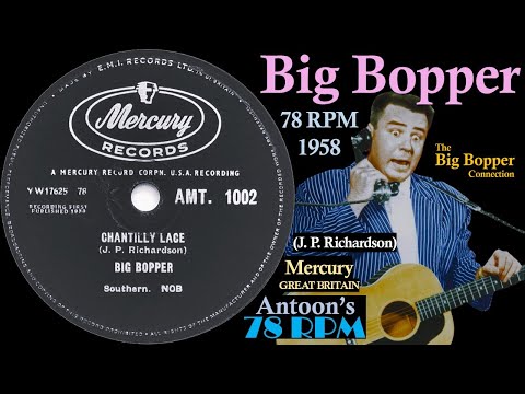 Big Bopper | Chantilly Lace | Mercury 78 rpm | 1958 Great Britain