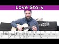 Fingerstyle Tutorial: Love Story (Andy Williams) - Guitar Lesson w/ TAB