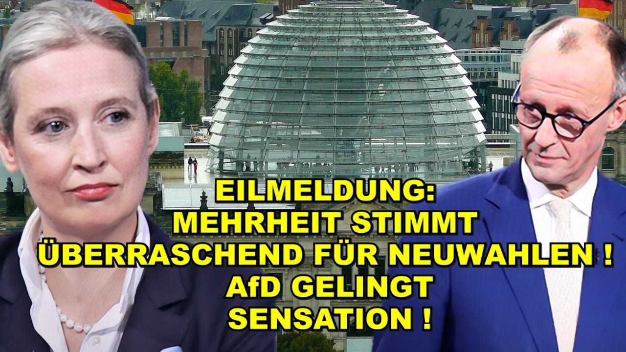 EIL: Mehrheit STIMMT FÜR NEUWAHLEN!