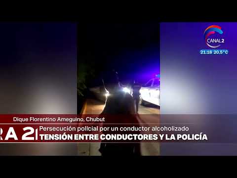 URGENTE: Persecución policial y tensión en el Dique Florentino Ameguino, Chubut.