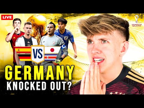 WILL GERMANY GET KNOCKED OUT? | GROUP E Live Watchalong FIFA World Cup 2022