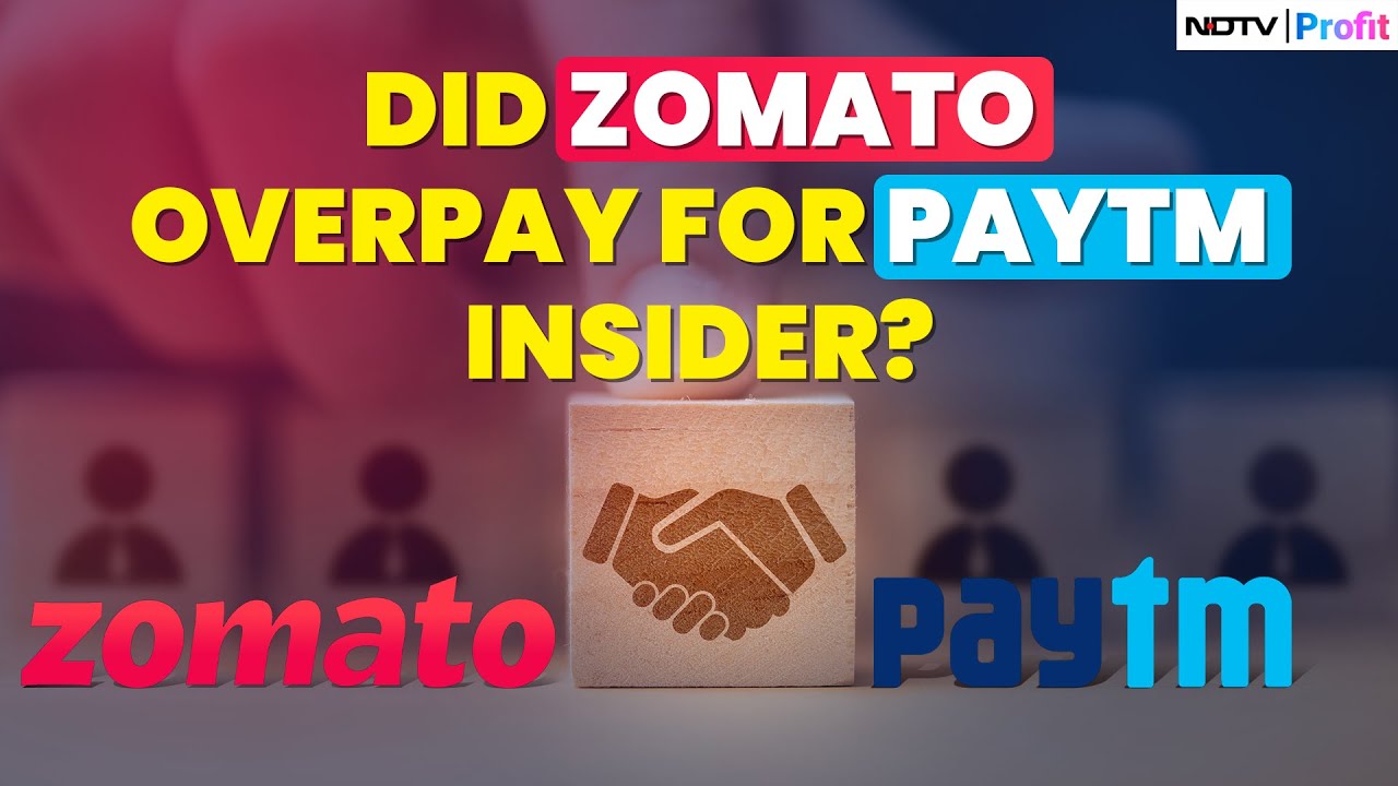 Will Deepinder Goyal's Bet On Paytm Insider Pay Off? | Zomato Paytm Deal Decoded