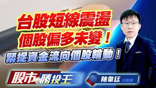 台股短線震盪個股偏多未變 ! 緊捉資金流向個股輪動 ! #加權指數 #台積電 #世界先進 #華城 #國巨 (圖)