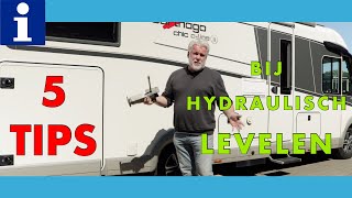Camper hydraulisch levelen | 5 Tips uit de praktijk