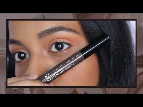 NYX Brow Gel Mascara Review + Demo (Shade-Black)