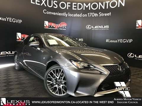 2018 Lexus RC 350 F Sport Series 2 Walkaround Review South Edmonton Alberta