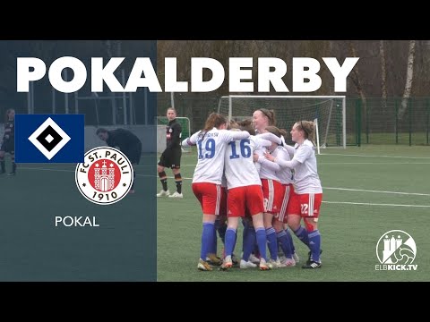 Derby-Revanche: HSV-Frauen stehen im Halbfinale | Hamburger SV - FC St. Pauli (Viertelfinale, Pokal)