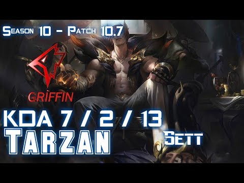 GRF Tarzan SETT vs KARTHUS Jungle - Patch 10.6 KR Ranked